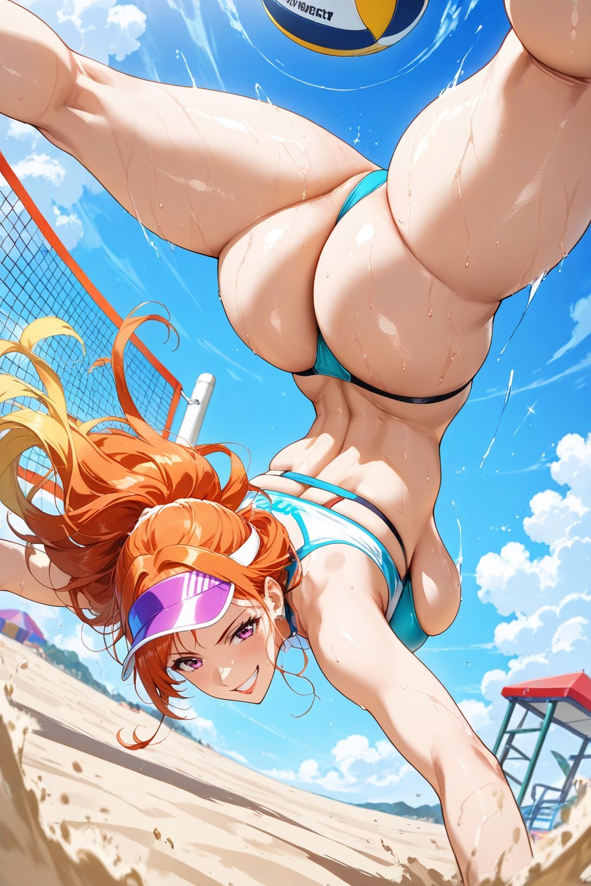 Dynamic Pose, Honoka From Dedoralive, Dynamic Action Hentai AI Porn