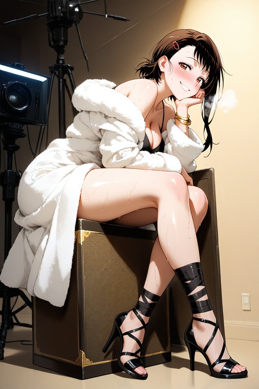 Look Up, Hard Shadow, Low Angle Hentai IA