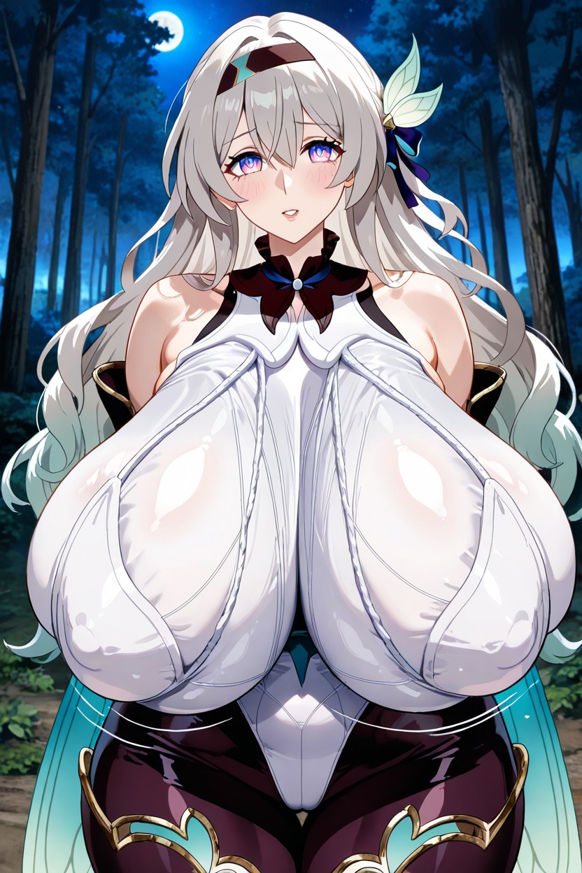 Standing, Bodysuit Strings, Culo Grande Hentai IA