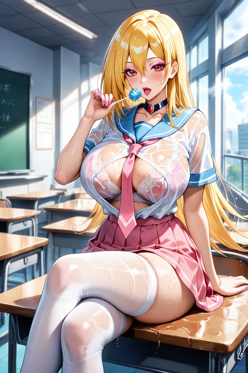 Strong Sunshine, Slutty Vixen, Sheer Clothing Hentai AI Porn
