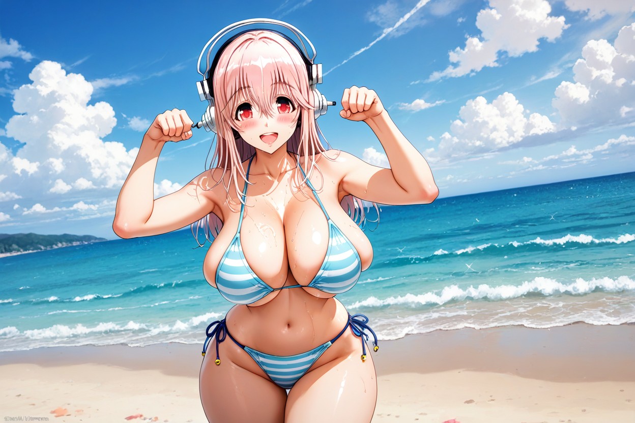 Smallwaist, No Pupils, Cleavage Hentai AI Porn