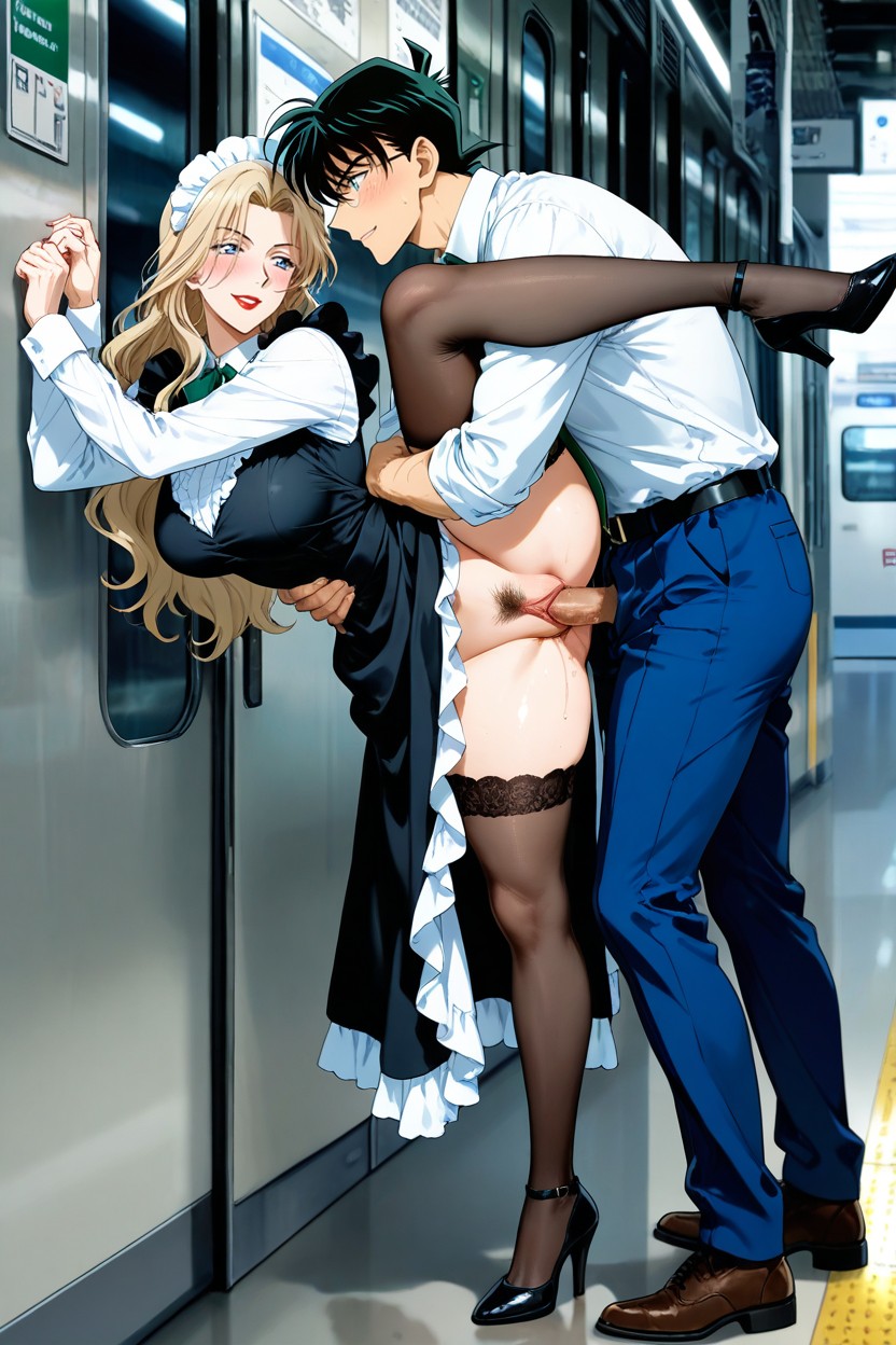 Medium Ass, Spooning Sex, Vermouth From Detective Conan Hentai AI Porn