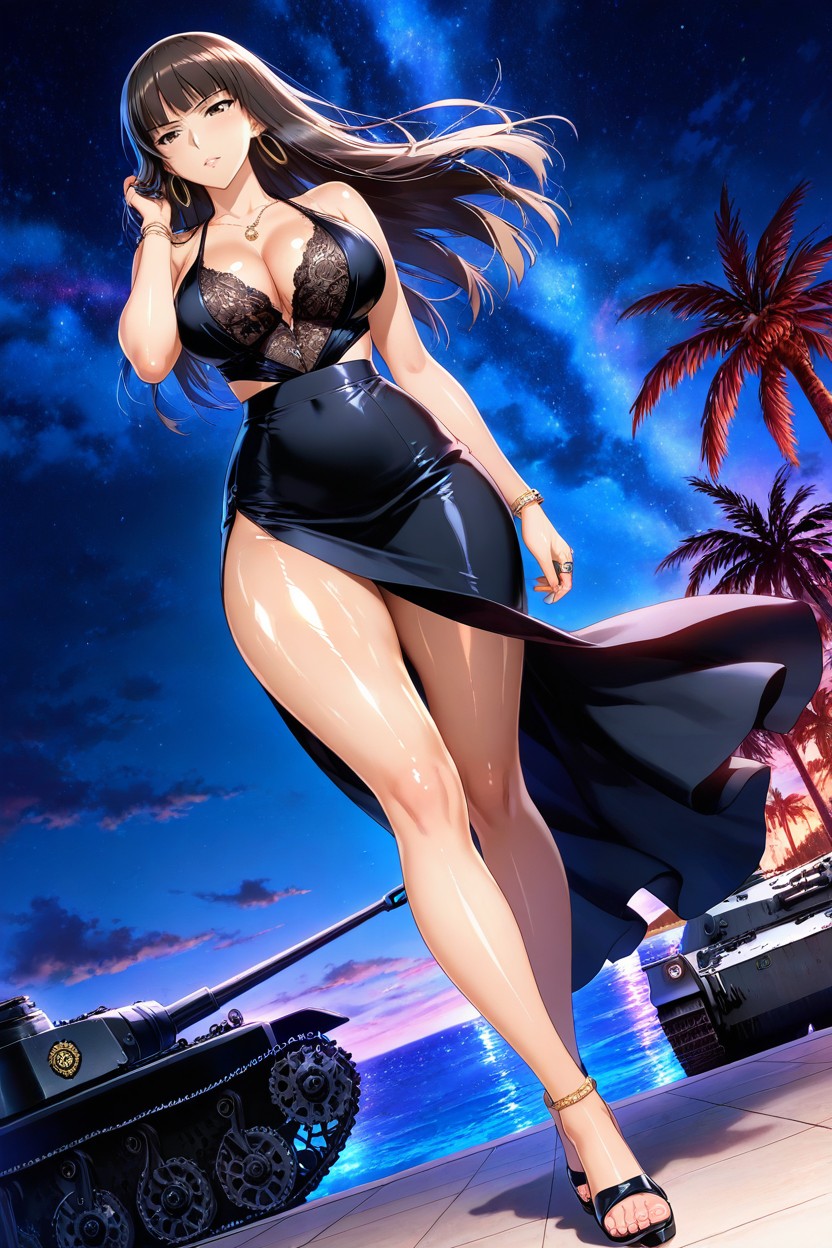 Low Perspective, Lace Top, Sunny Hentai AI Porn