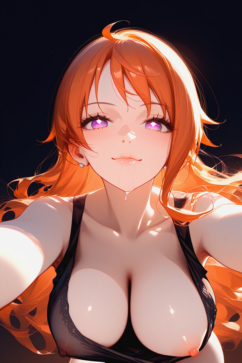 Flushed Face, Closed Mouth, Eyebrows Hentai AI Porn