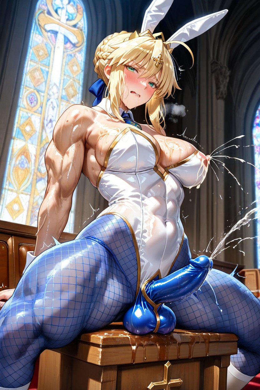 Stockings, Morderse El Labio, Sole Focus Hentai IA