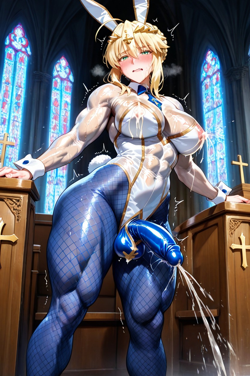 Muscular Thighs, Orgásmica, Stockings Hentai IA