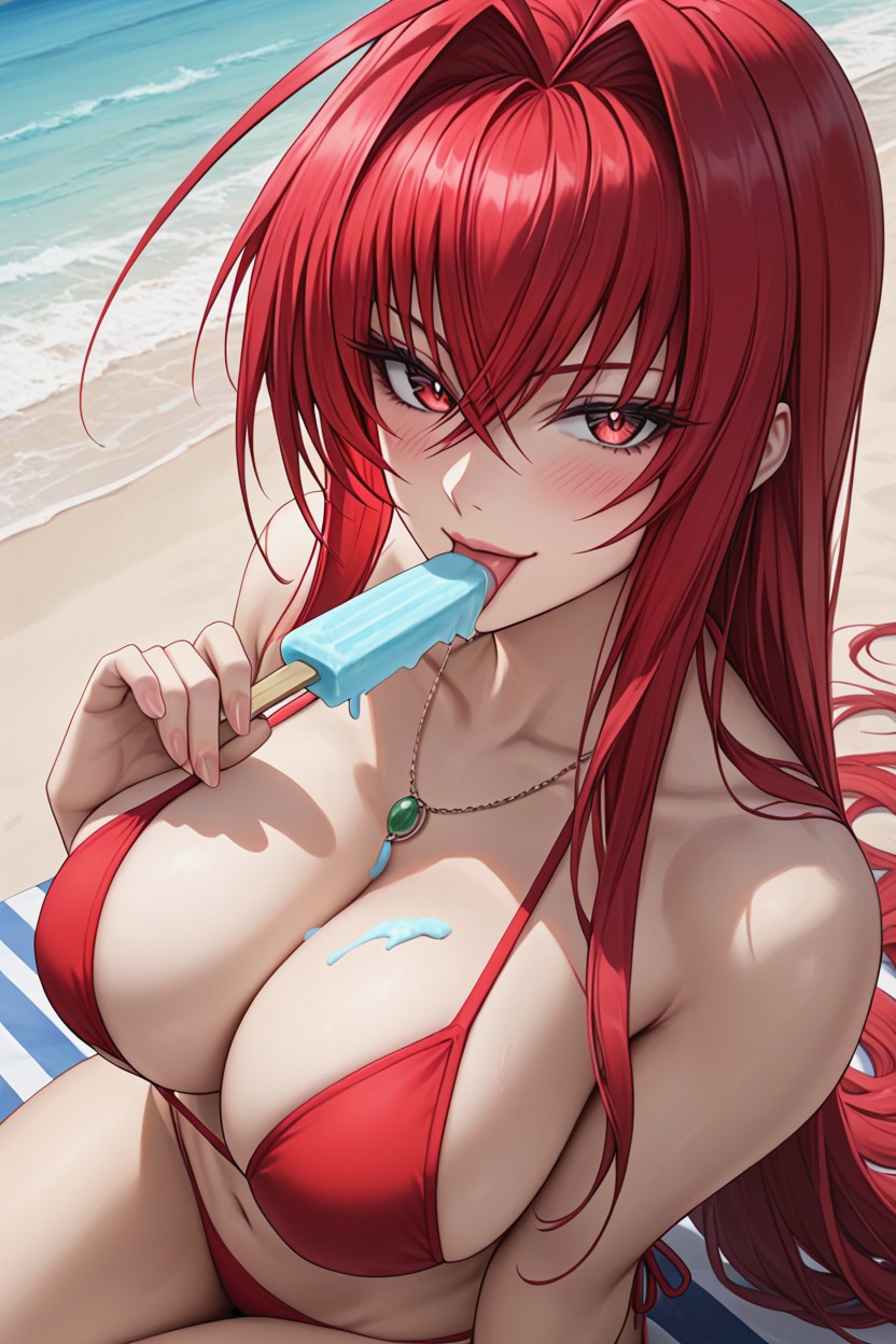 Medium Ass, Long Hair, Smug Hentai AI Porn