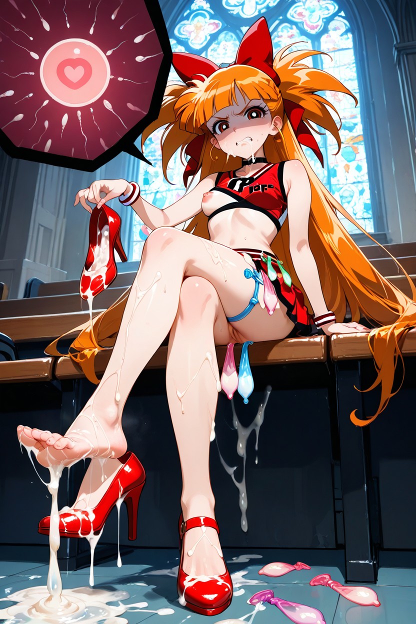 Cum Dump, Momoko Akatsutsumi From Powerpuff Z, After Sex Hentai AI Porn