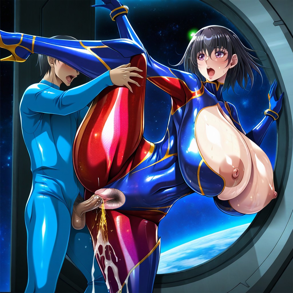 Bust Shot, 25+, Spaceship Interior Hentai AI Porn