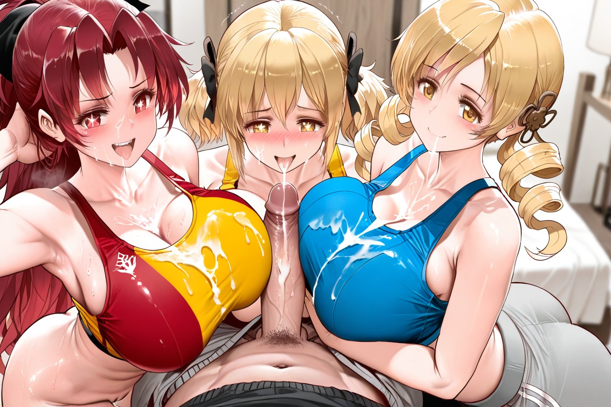 Only Three Women, Clothed Paizuri, Pov Collaborative Paizuri Hentai AI Porn