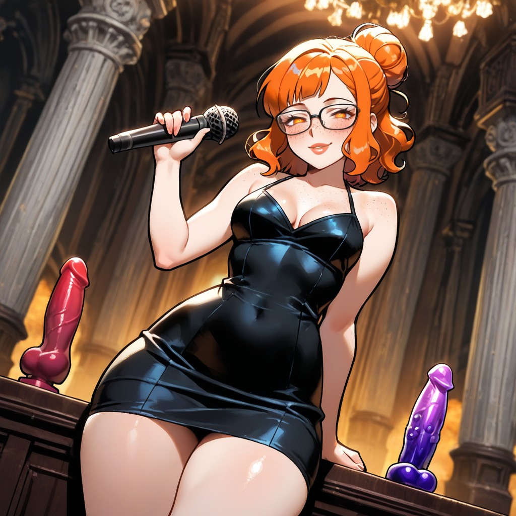 Mischievous (smiling While Blushing), Cleavage, Front View Hentai AI Porn