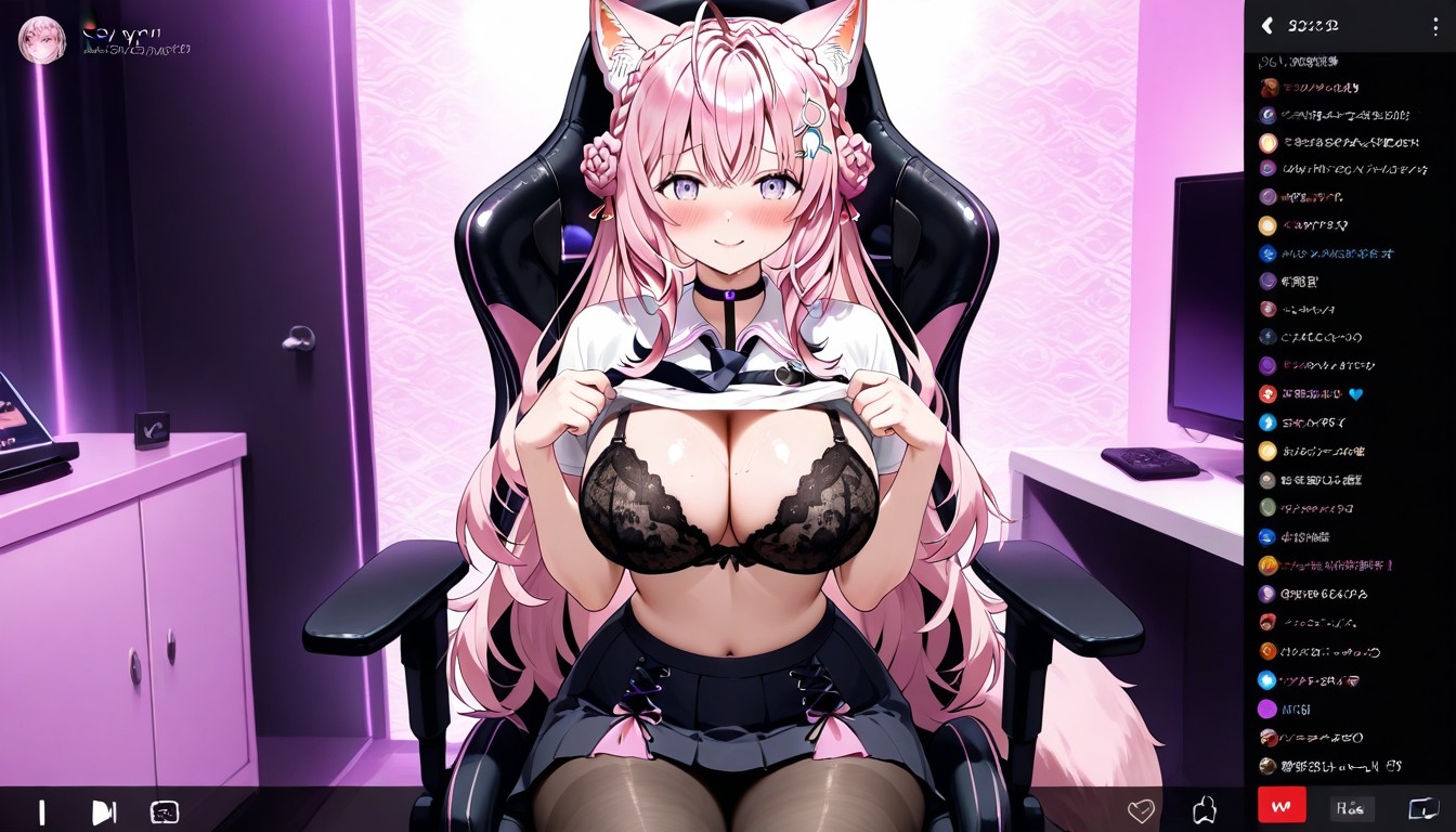 Wearing Shirt, Perfect Skin, Blush Hentai AI Porn