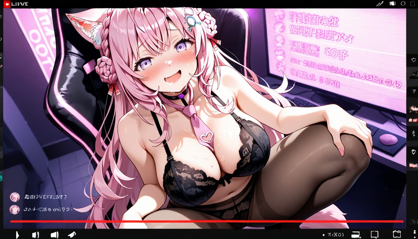Ear, Love Hotel, Toppless Hentai AI Porn