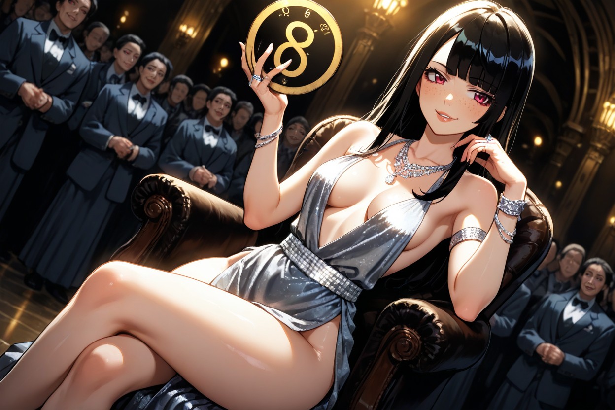 Cinematic, Bright Red Eyes, Headrest Hentai AI Porn