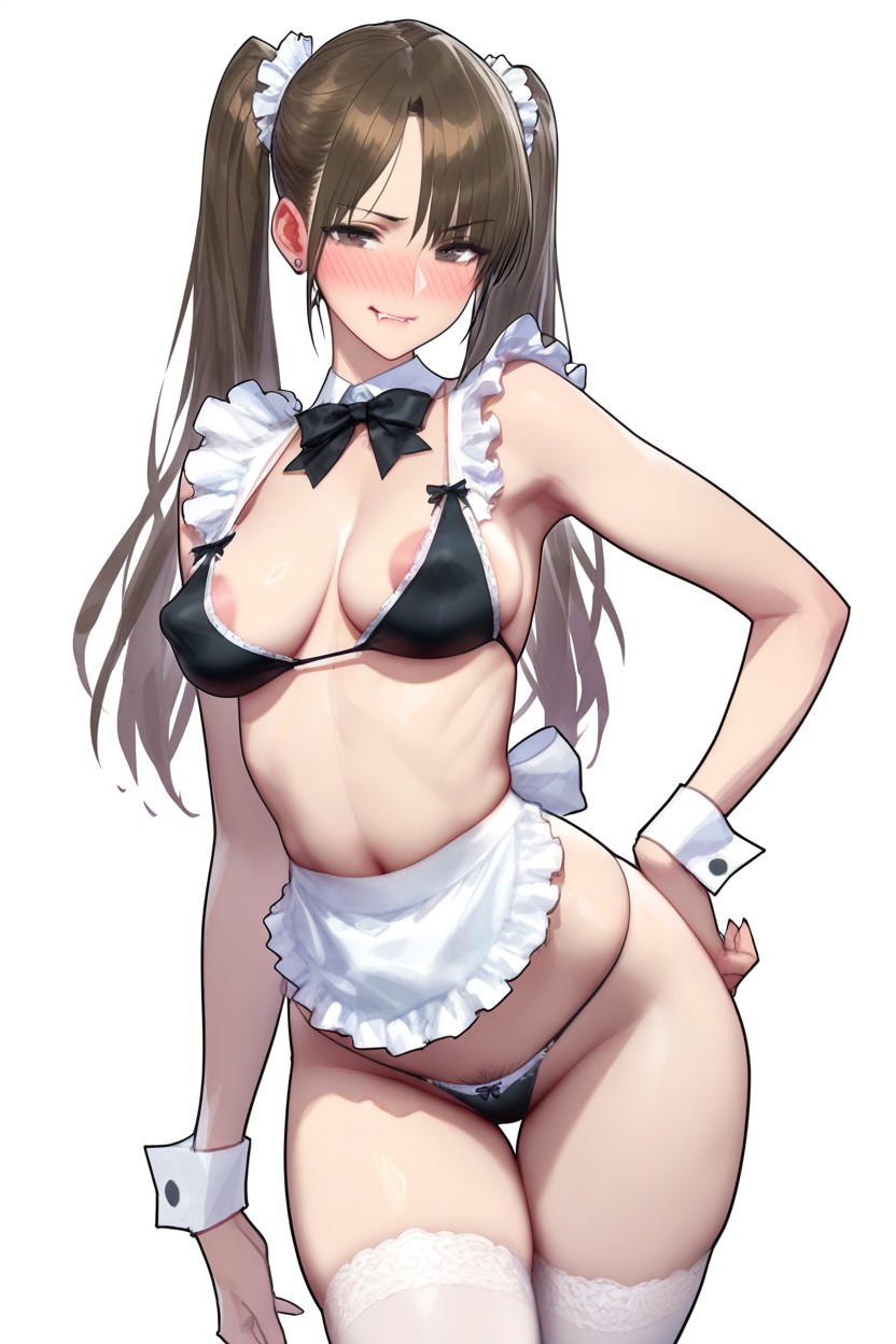 Thong, Sucked In Stomach, Maid Hentai AI Porn