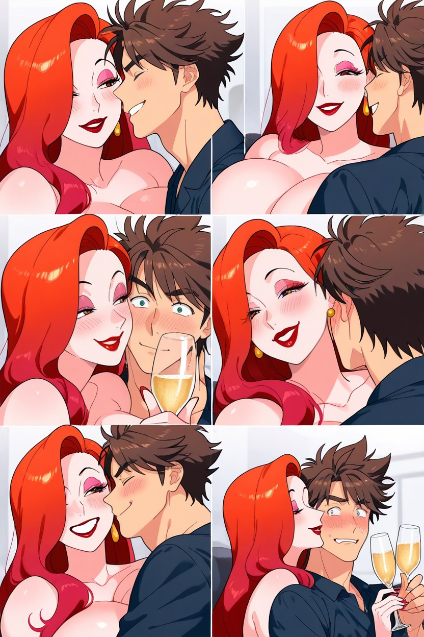 Toasting, Male, Ssbbw Hentai AI Porn