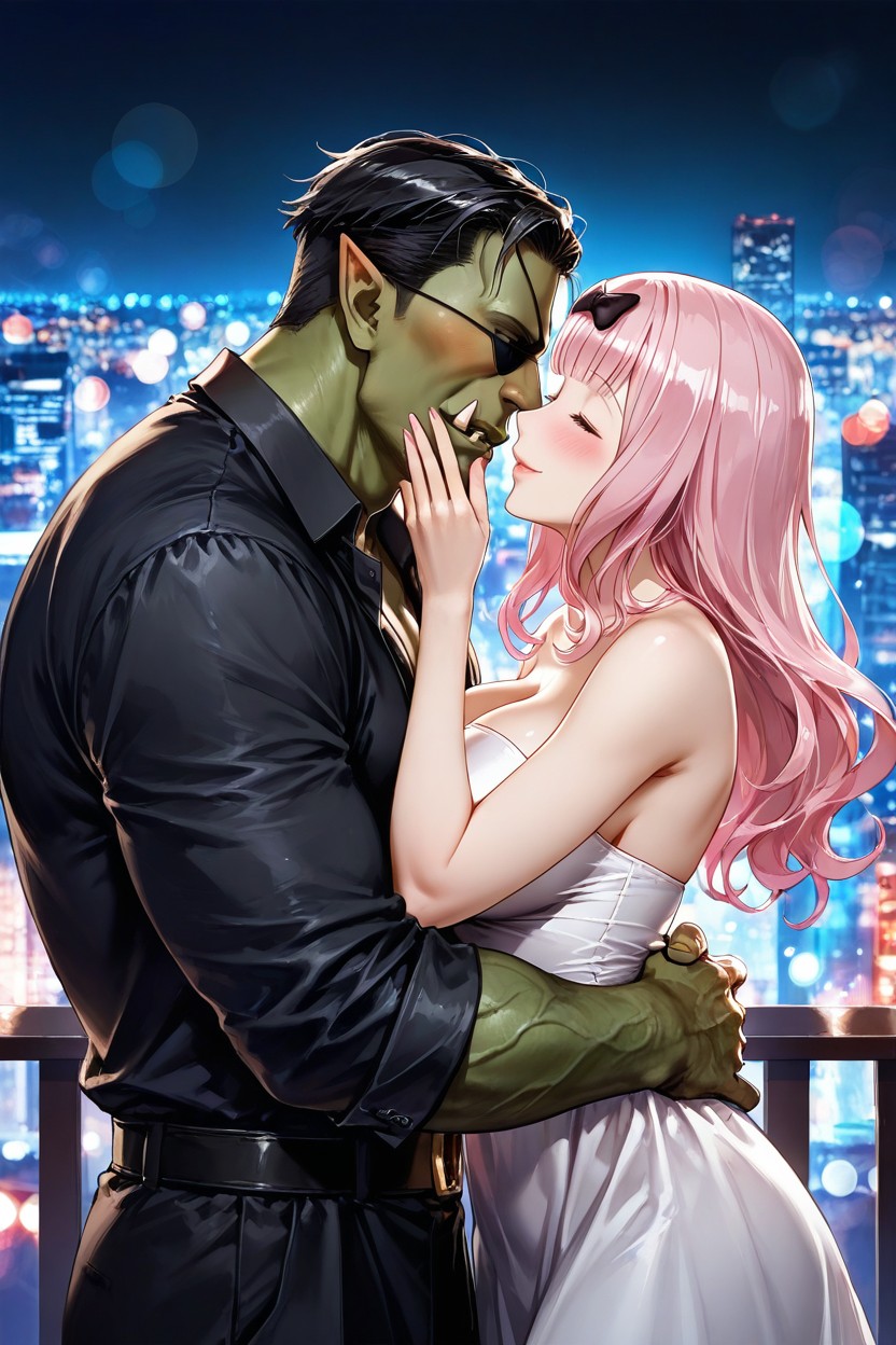 Emotional Scene, Hand On Cheek, Soulmate Hentai AI Porn