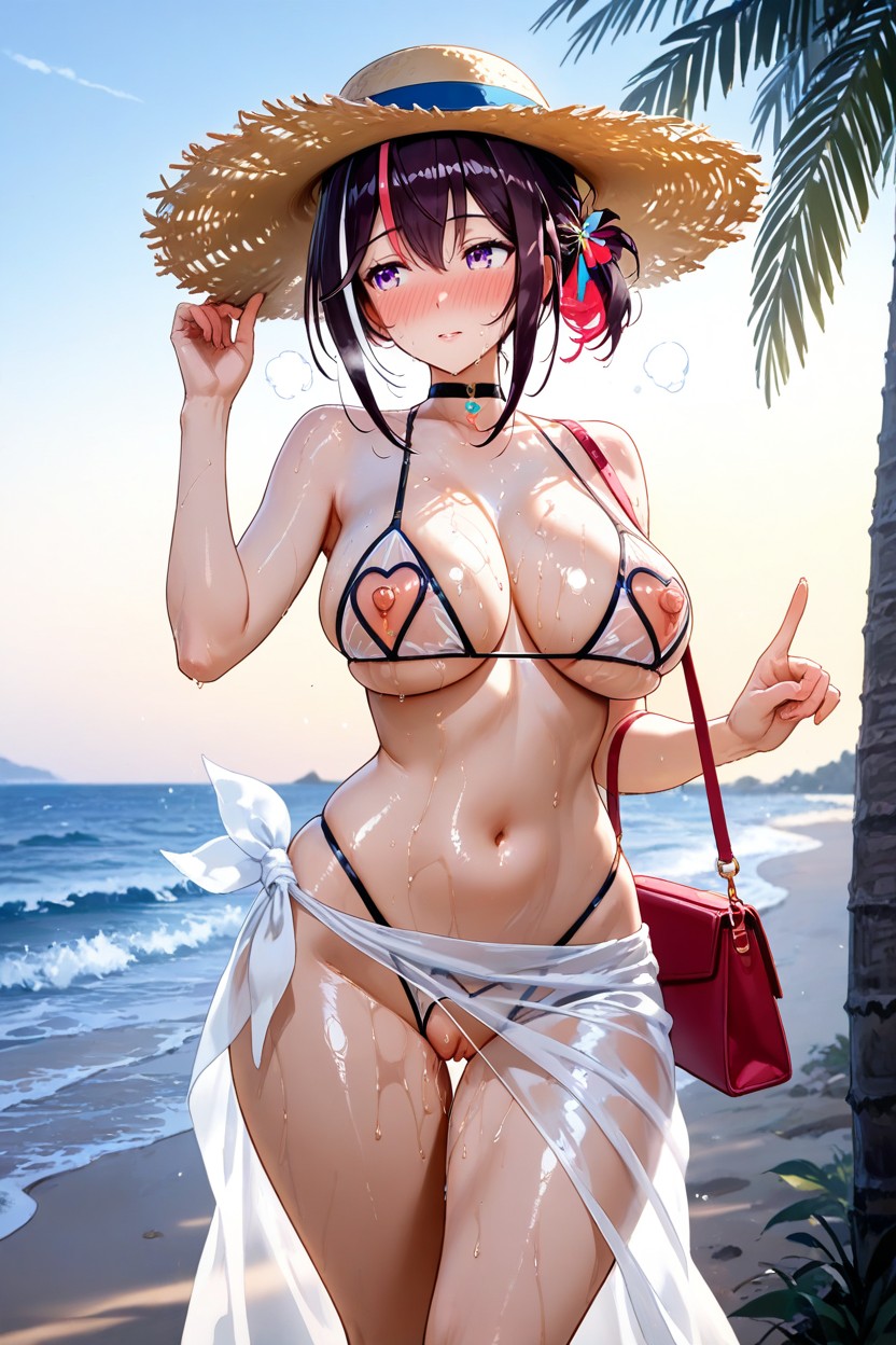 Wide Hips, Sweaty, Dripping Love Juice Hentai AI Porn
