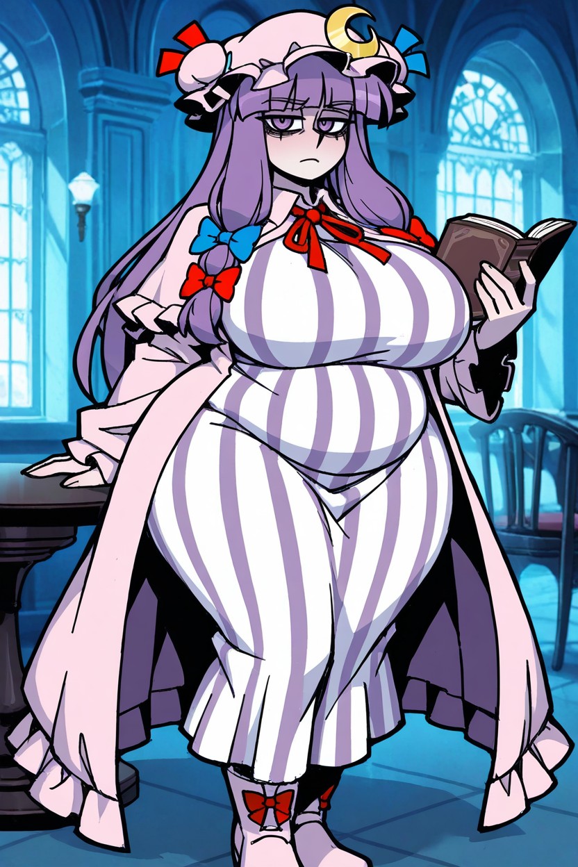 Pink Cloak, Medium Breast, Chubby Hentai AI Porn