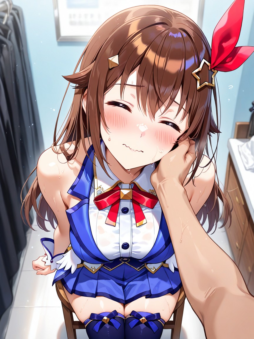 Looking Up, Sleeveless, 25+ Hentai AI Porn