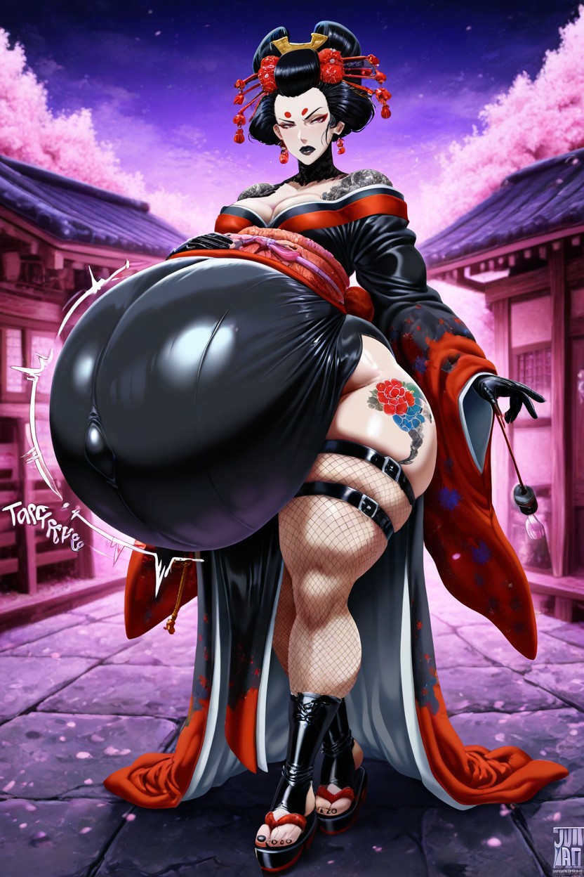 Yorha B, Waspwaist, Lines Hentai IA