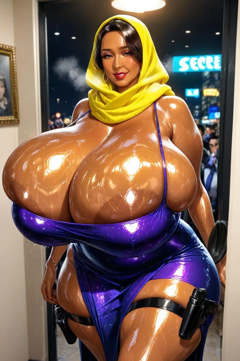 Indian Woman, Hijab, Gigantescas Tetas Perfectas Hentai IA