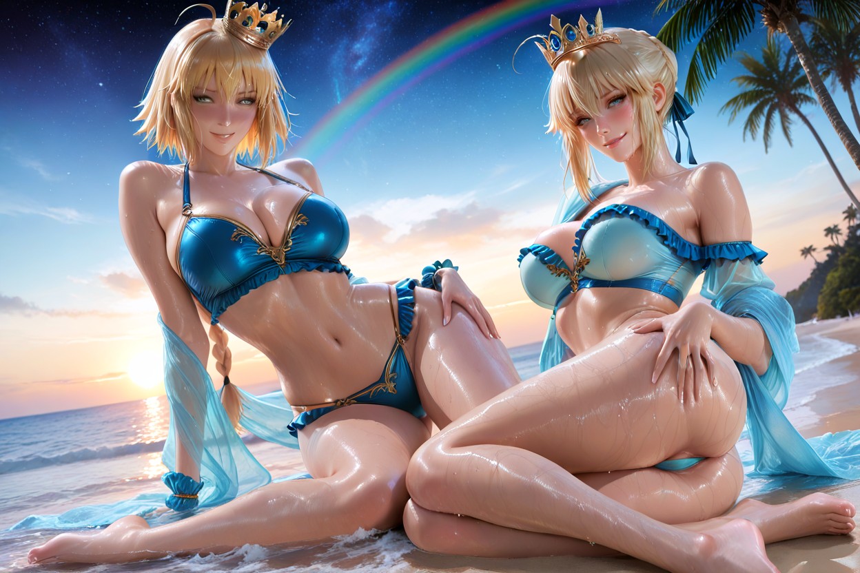 Super Model Body, Mischievous, K Cinematic Lighting Hentai IA