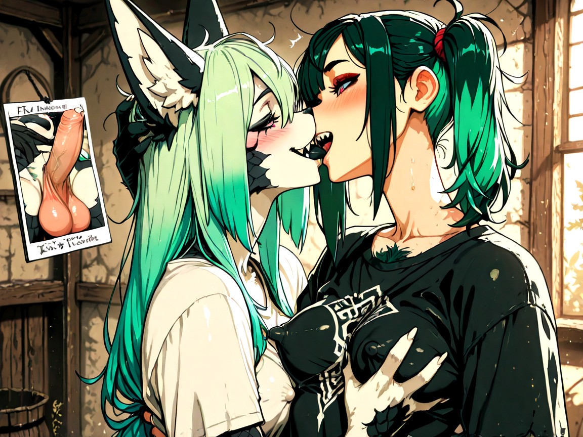 Claws, Holding Penis, Black Tongue Hentai IA
