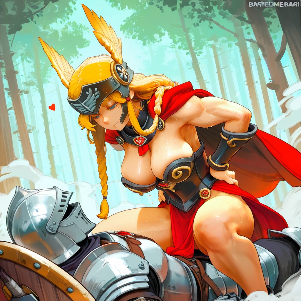 Squatting, Cowgirl Position, Blue Eyes Hentai IA