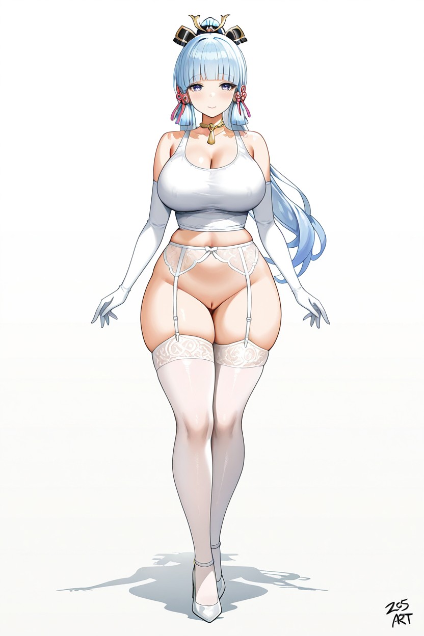 White Stockings, One Curvy, Perfect Curves Hentai AI Porn
