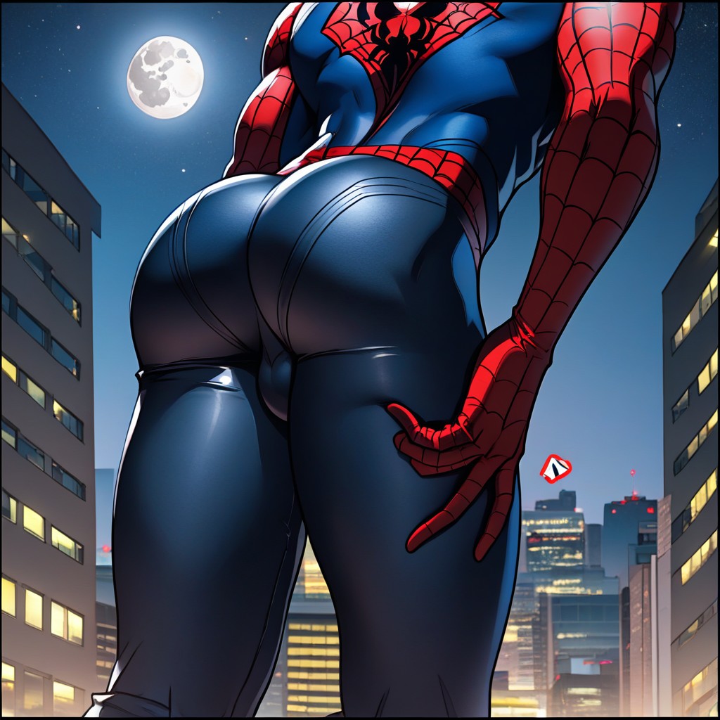 Waist Down Spider-man Only, Waist Down Male Only, Lower Body Male Only Hentai AI Porn