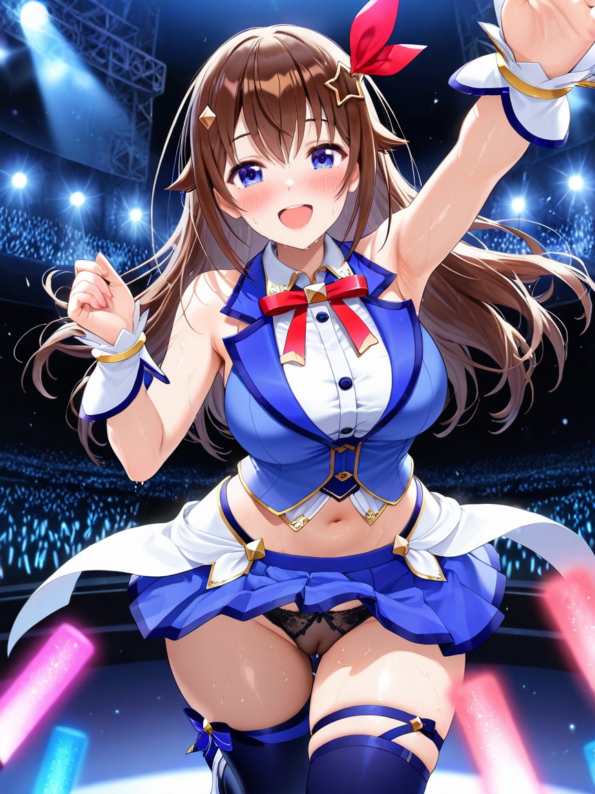 Front View, Fat Mons, Bokeh Hentai AI Porn
