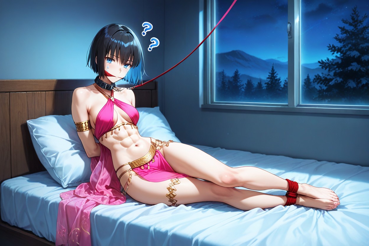 Aburrido, Llorar De Felicidad, Atado Hentai IA