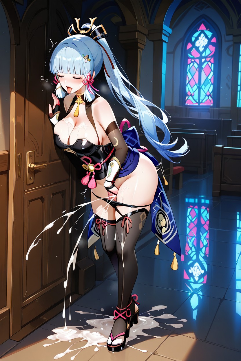 Tired Face , Massive, Side View Hentai AI Porn