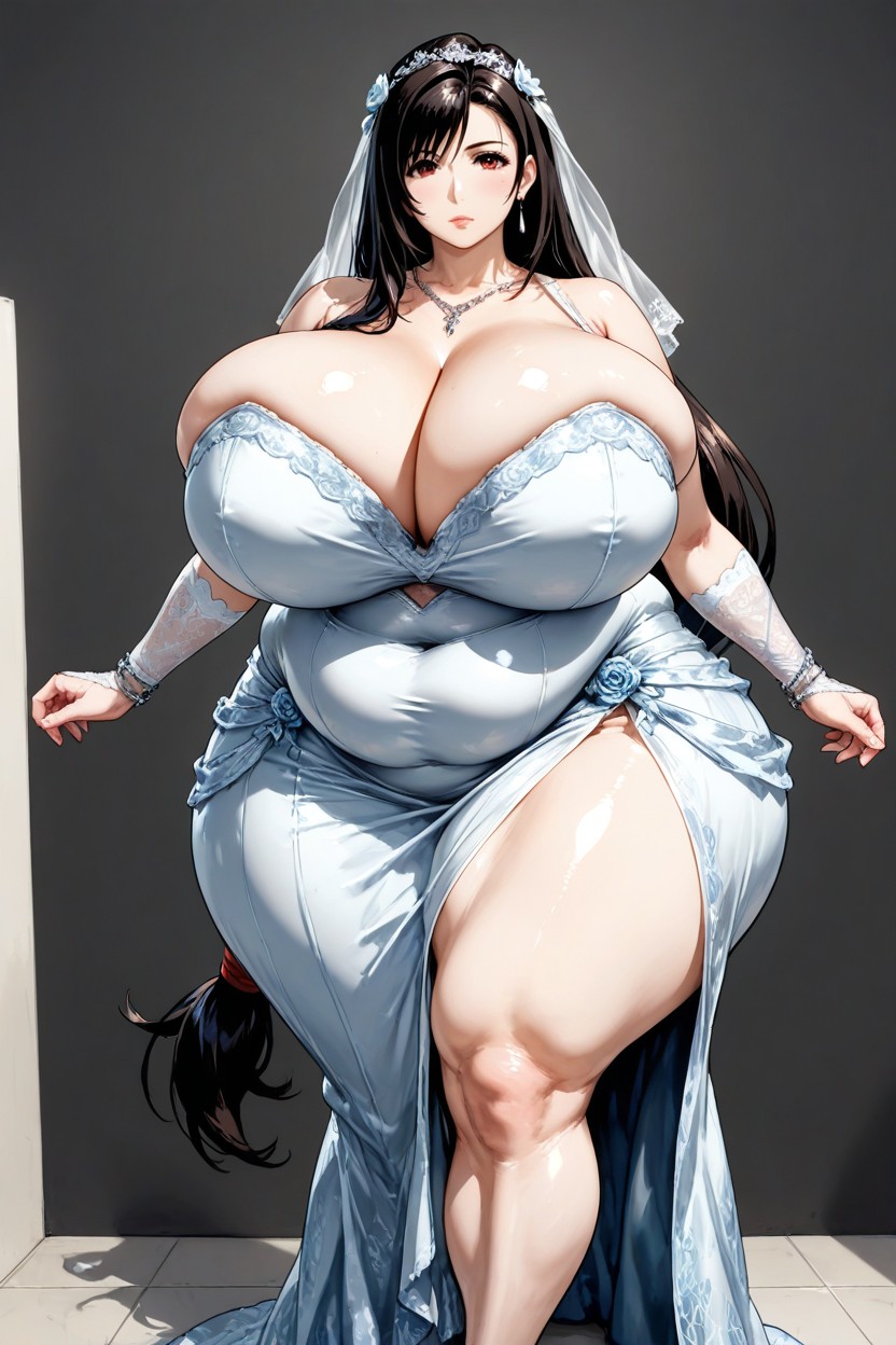 White Skin, Simple Background, Hyper Voluptuous Giant Fat Ass Hentai AI Porn