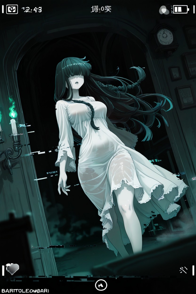 Depth Of Field, 25+, Hair In Front Of Eyes Hentai IA