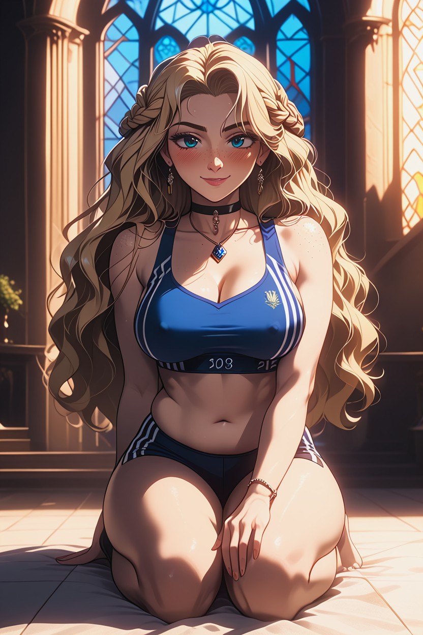 Old Standing Stones, Traviesa, Cinematic Lighting Hentai IA