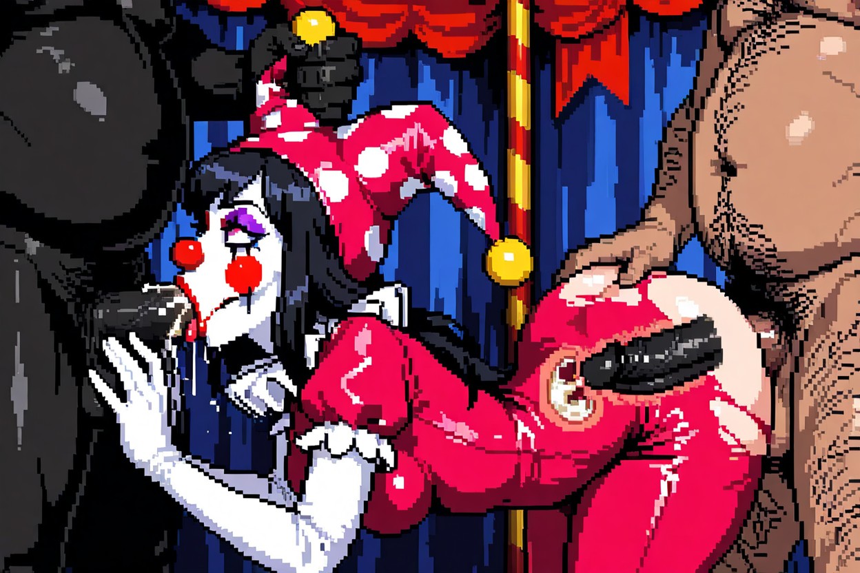 Rayos X, Pechos Pequeños, Pixel Art Style Hentai IA