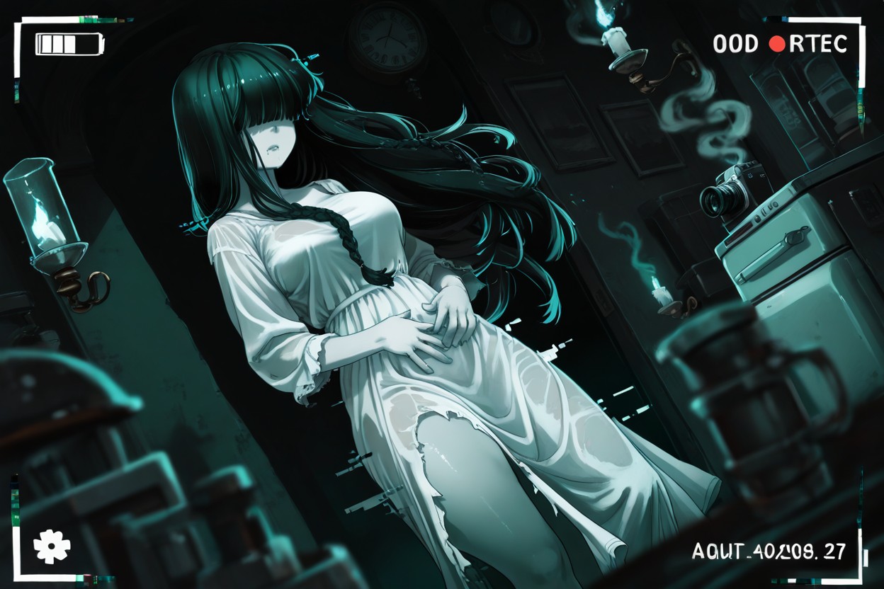 Dark, Open Fridge, Kitchen Hentai IA