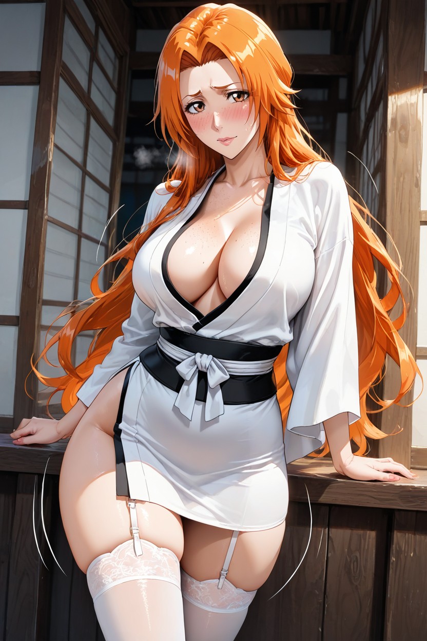 25+, Highly Detailed Face, Kimono Hentai AI Porn