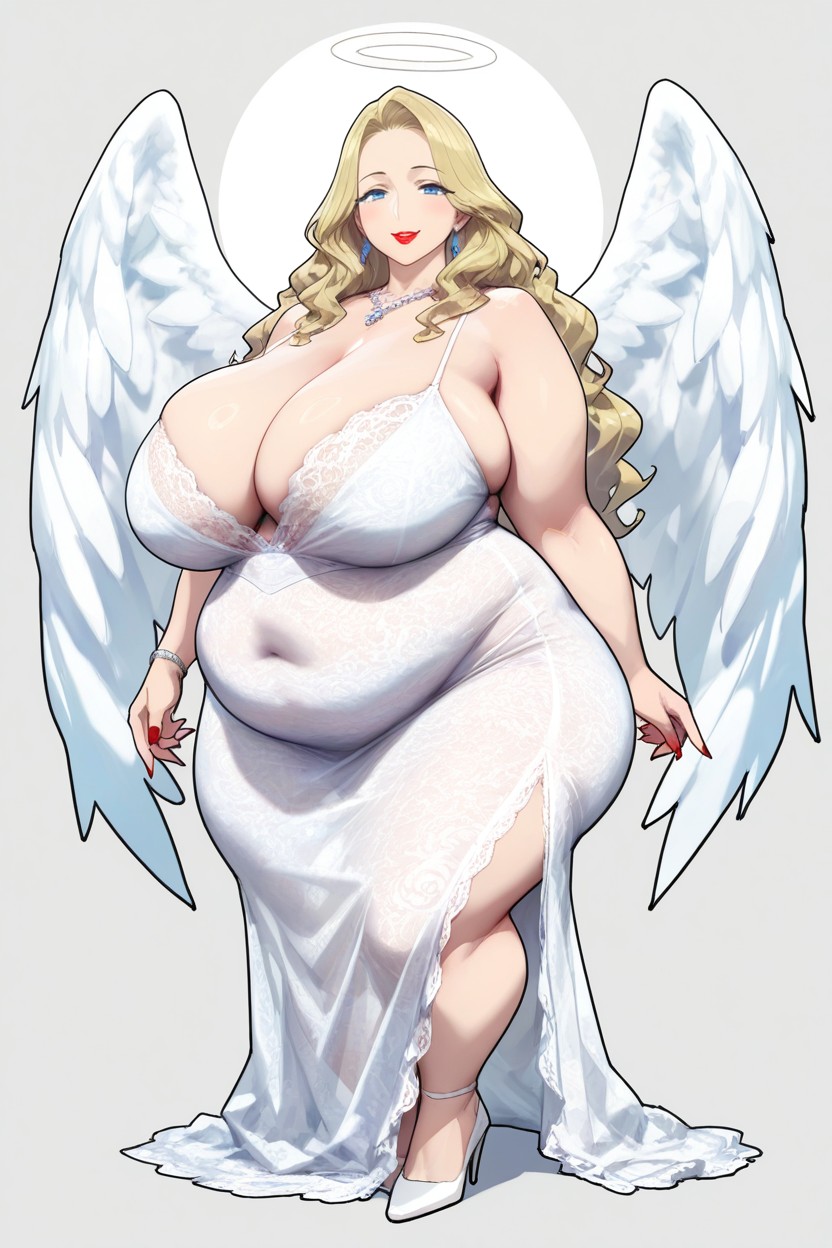 Colossal Chubby Thighs, Bbw, Colossal Stomach Hentai IA