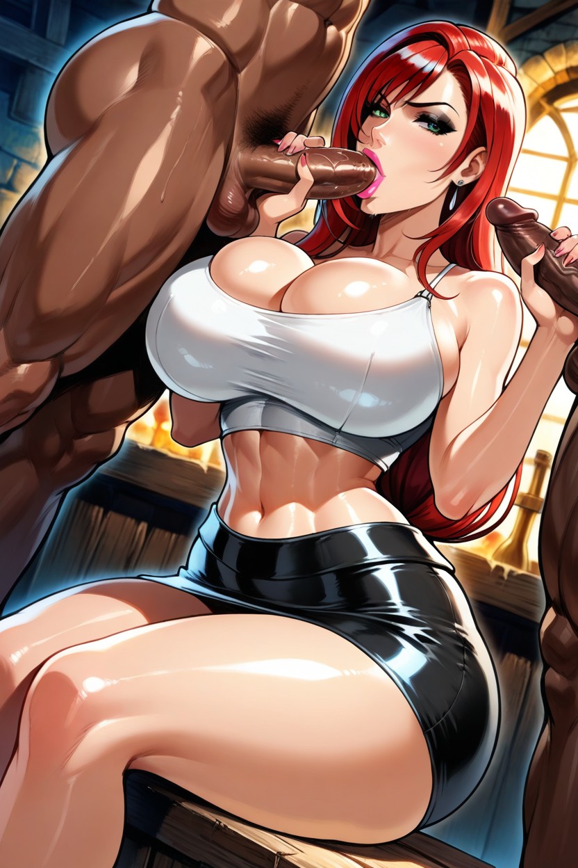 Dutch Angle, Deepthroat, Bursting Breasts Hentai AI Porn