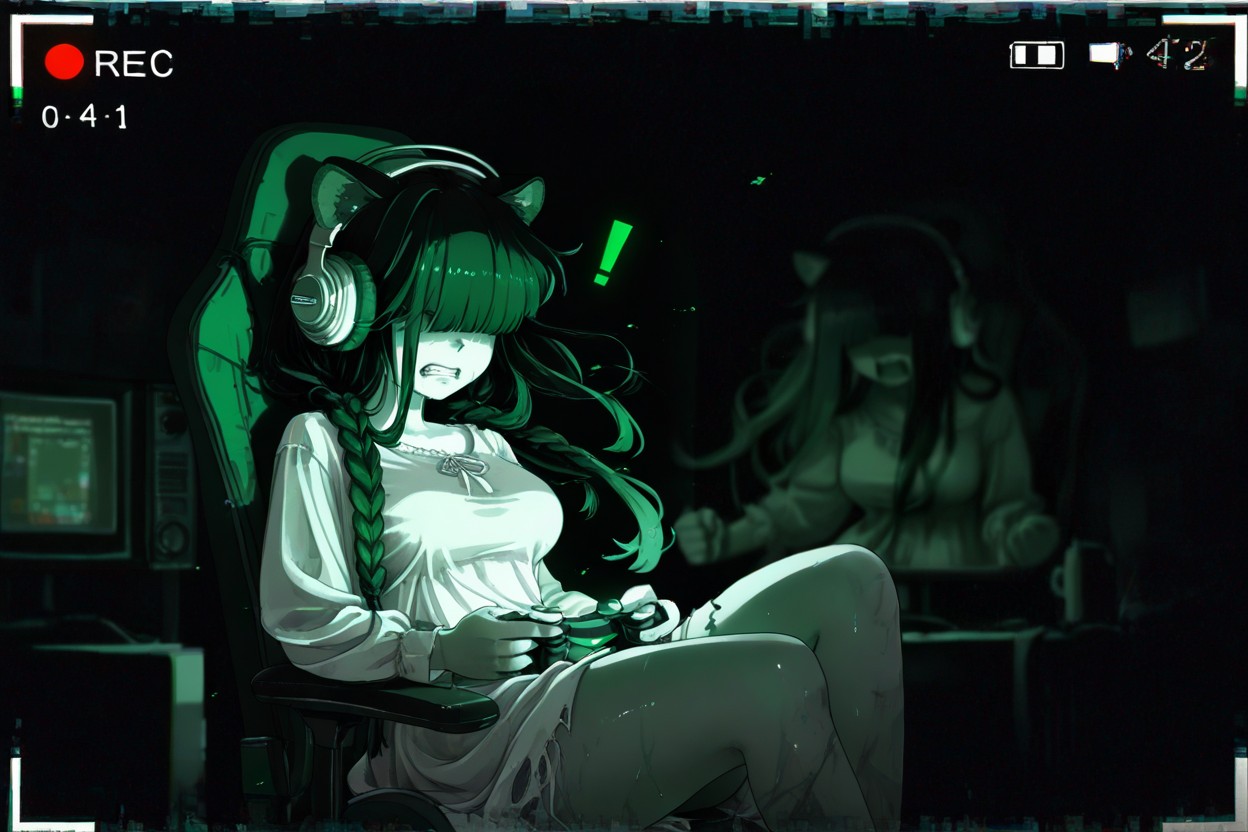 Torn Clothes, Videogame Controller, Wet Hentai AI Porn