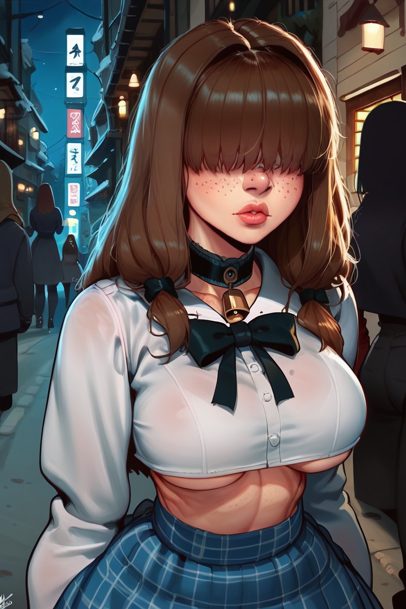 Covered In Freckles, Cosplay, Shibuya Rin Hentai AI Porn