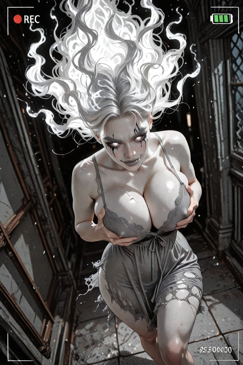 Volumetric Lighting, Haunted House Aisle, Perfect Full Lips Hentai IA
