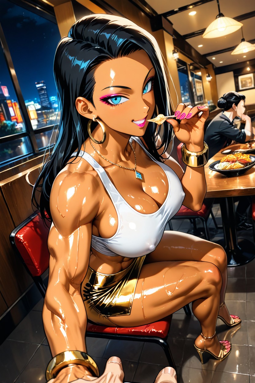 Eating, Makeup, Fit Hentai AI Porn