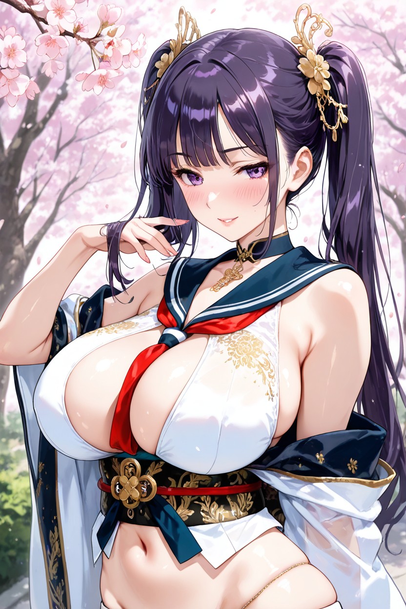 Massive Ass, Sensual Pose, Looking Back Over Shoulder Hentai IA