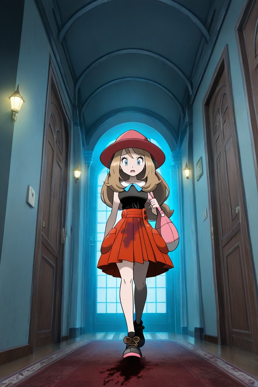 Pink Shoulder Bag, 18+, Looking Down Hentai AI Porn
