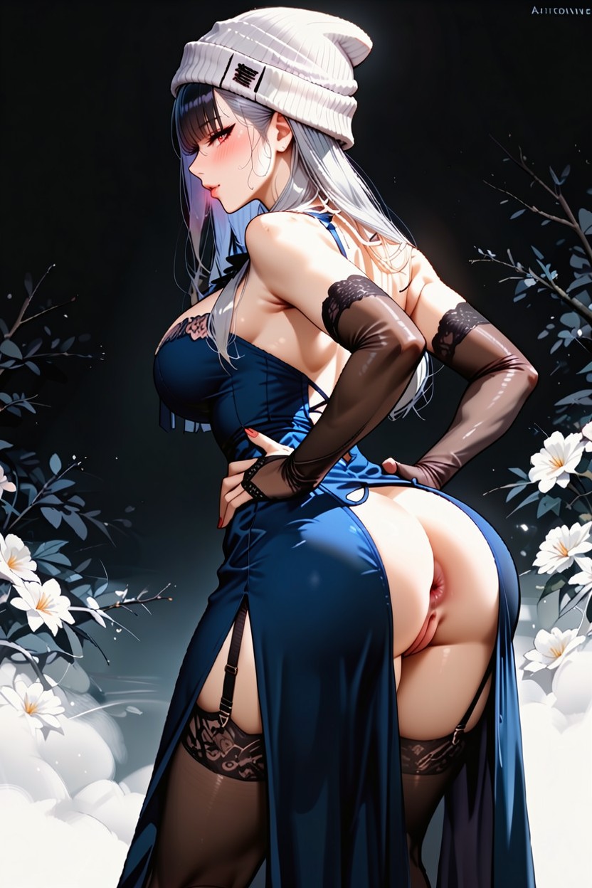 Looking At Viewer, Side Body View, High Open Heels Hentai AI Porn