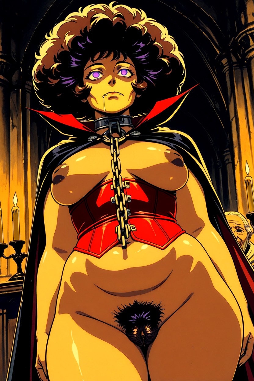 Vampire's Castle Interior, Fat Arms, Dark Pussy Hentai IA